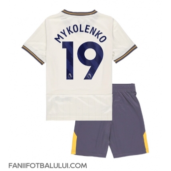 Everton Vitaliy Mykolenko #19 Echipament de Fotbal Replică 2024-25 Copii Treilea (+ Șorturi)